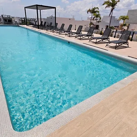 Fancy 3 Bedroom Apartments In Downtown Playa Rooftop Pool Gym